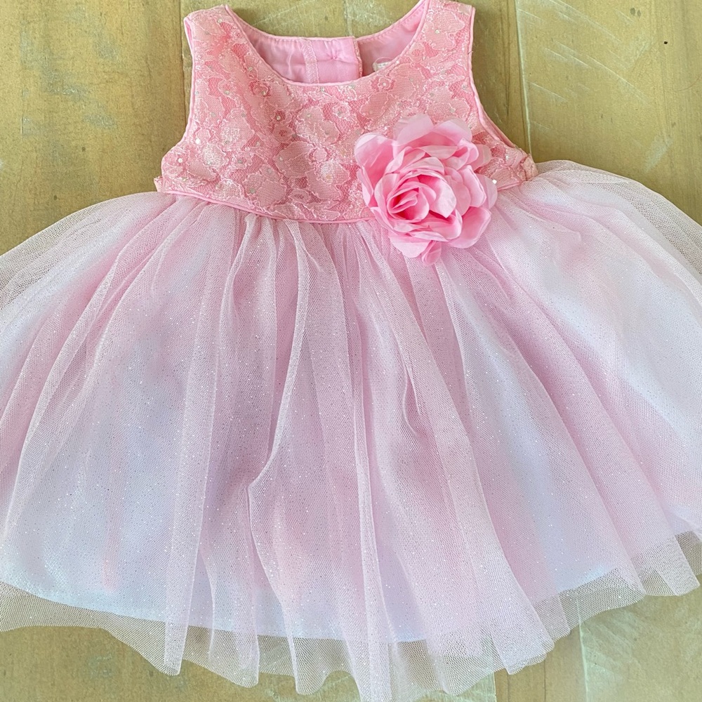 Youngland pink baby dress